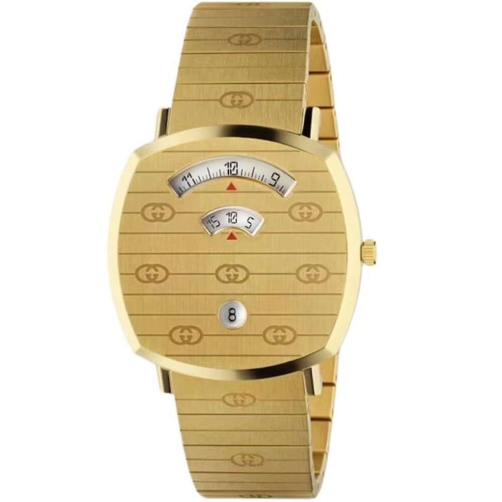 Gucci Grip Quartz Stainless Steel Watch Yellow Gold 38mm YA157409
unisex - Picture 2 of 15